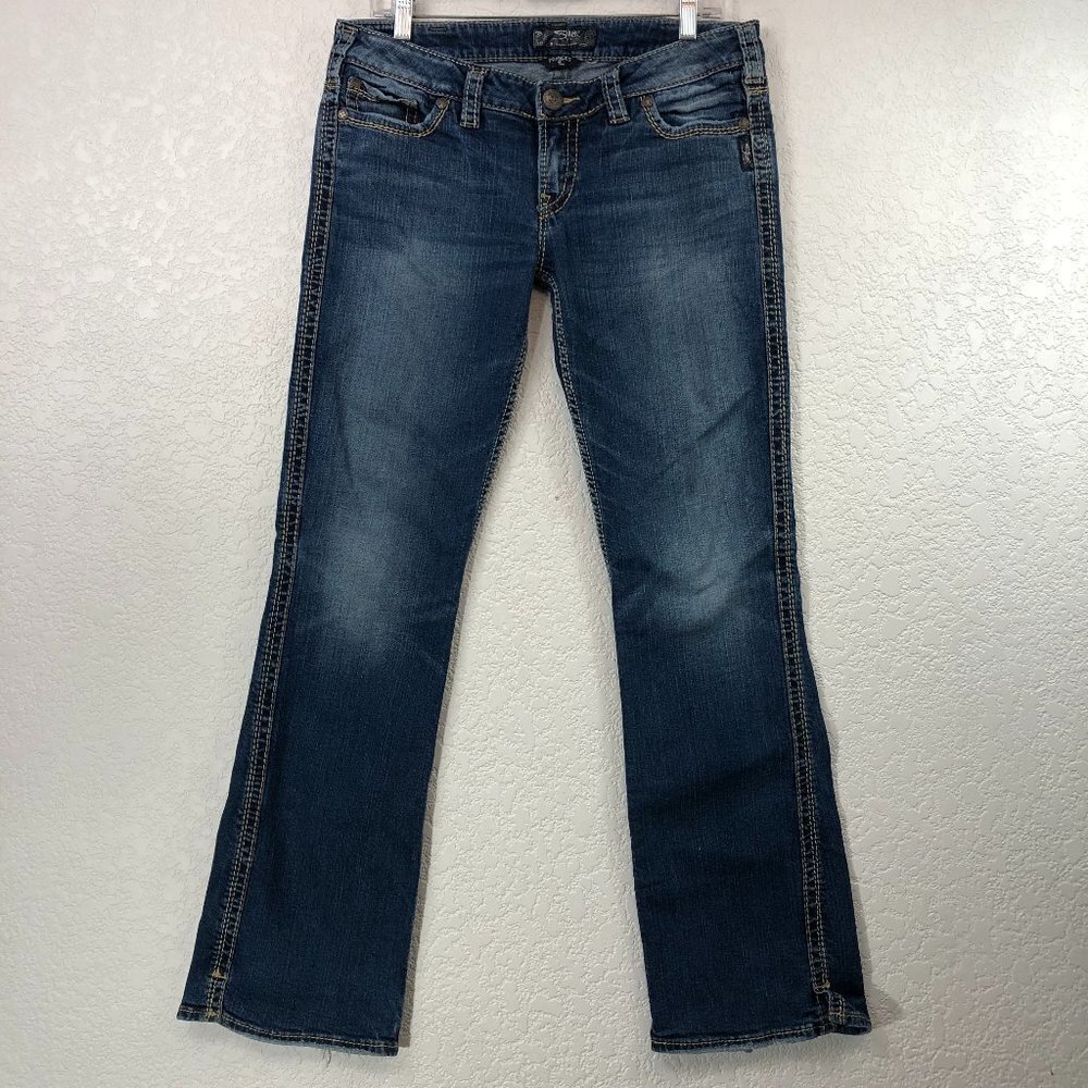 Silver Francis 18" Boot Cut Jeans Size 32 X 33